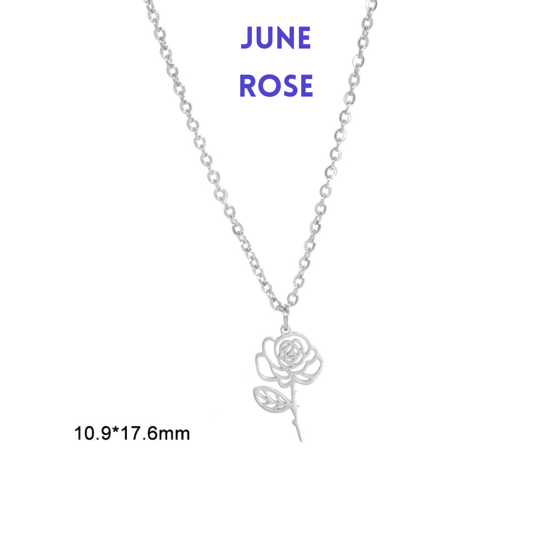 Birth Day Blossom Necklace