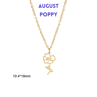 Birth Day Blossom Necklace