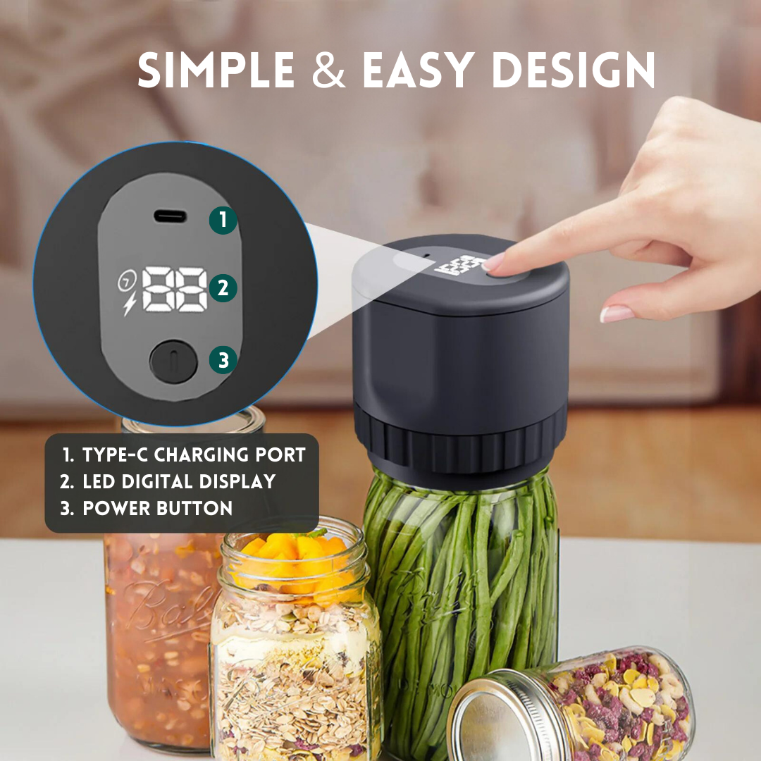 Seal & Store™ Jar Vacuum Sealer