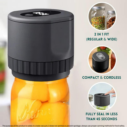 Seal & Store™ Jar Vacuum Sealer